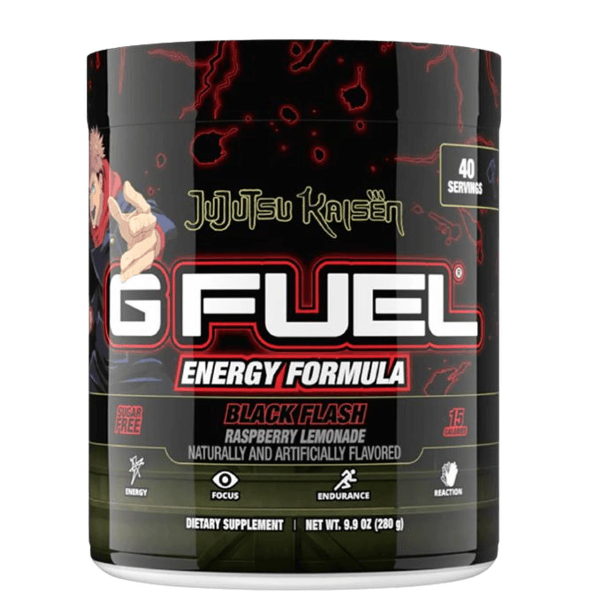 G FUEL - Black Flash (40 porsjoner)