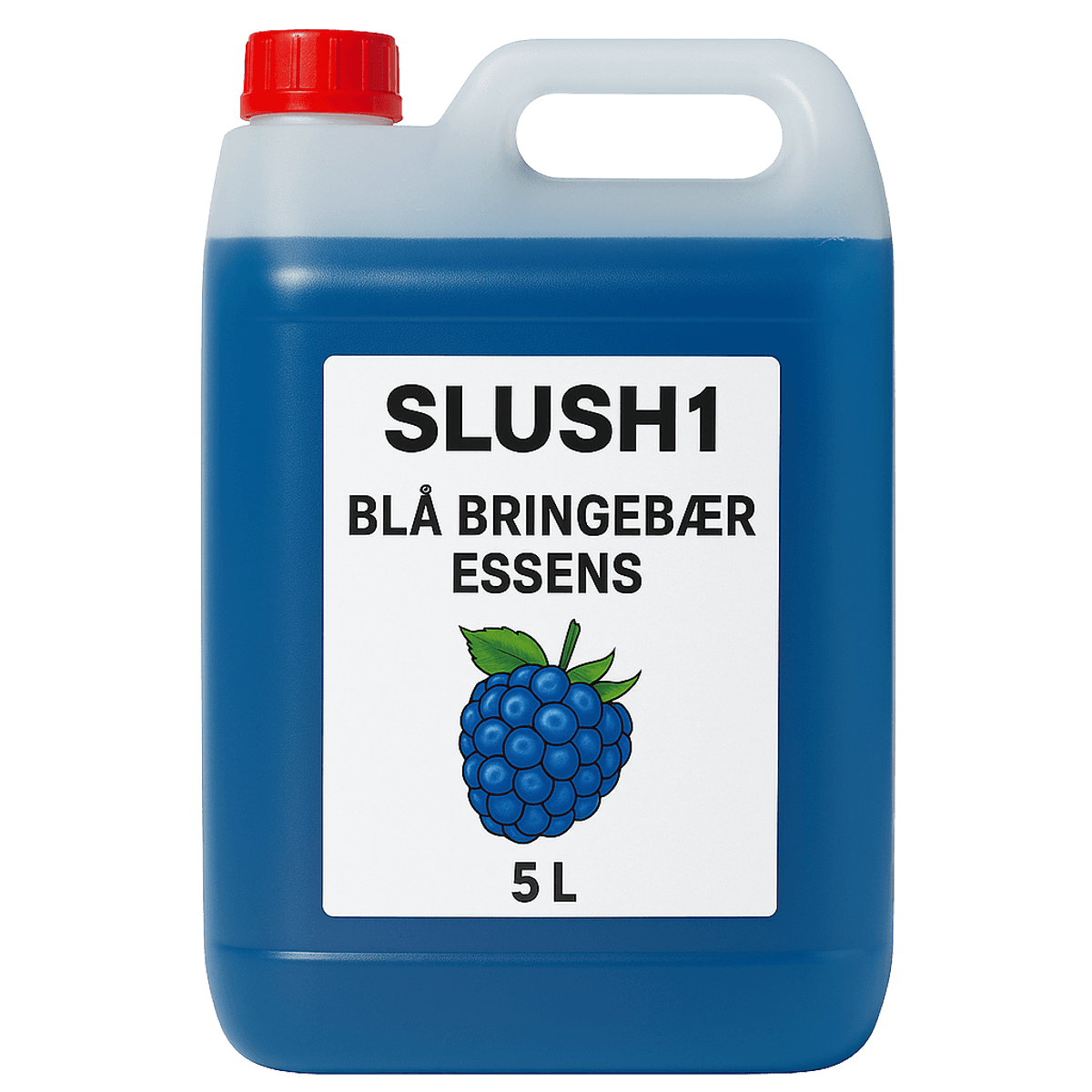 SLUSH1 BLÅ BRINGEBÆR ESSENS 5L