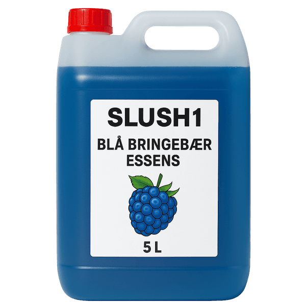 Hovedbilde SLUSH1 BLÅ BRINGEBÆR ESSENS 5L