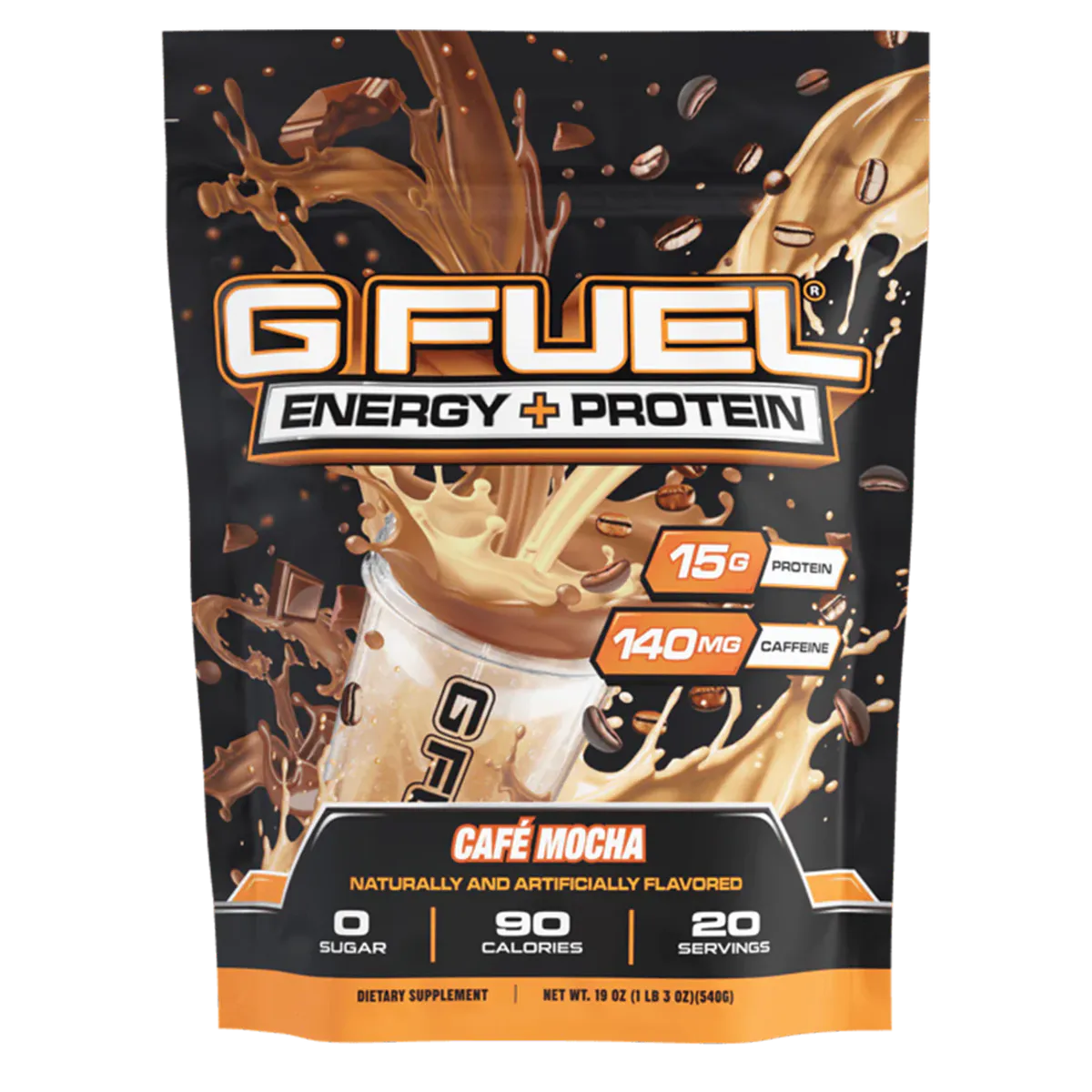 G FUEL Energy + Protein Cafe Mocha (20 porsjoner)